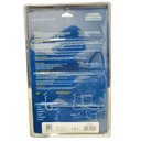 Ducha teléfono plástica cromada cannes (1.2mts) AQUAFINA