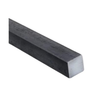 Barra siderurgica cuadrada 1/2'' x 1/2'' x 6 metros