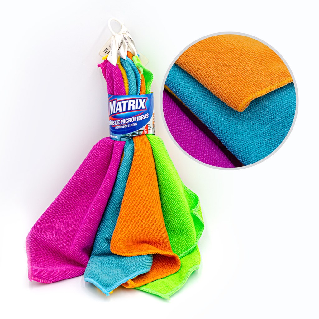 Pano microfibra 30cm x 30cm MATRIX (set 5pz)