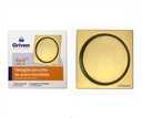 Rejilla para piso 4'' x 4'' gold GRIVEN