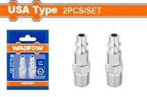 Acople rápido neumático WADFOW (rosca macho npt 1/4'')