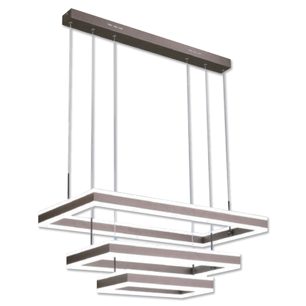 LAMPARA LED COLGANTE 155W HEXAGONOS ANGEL LIGHT 