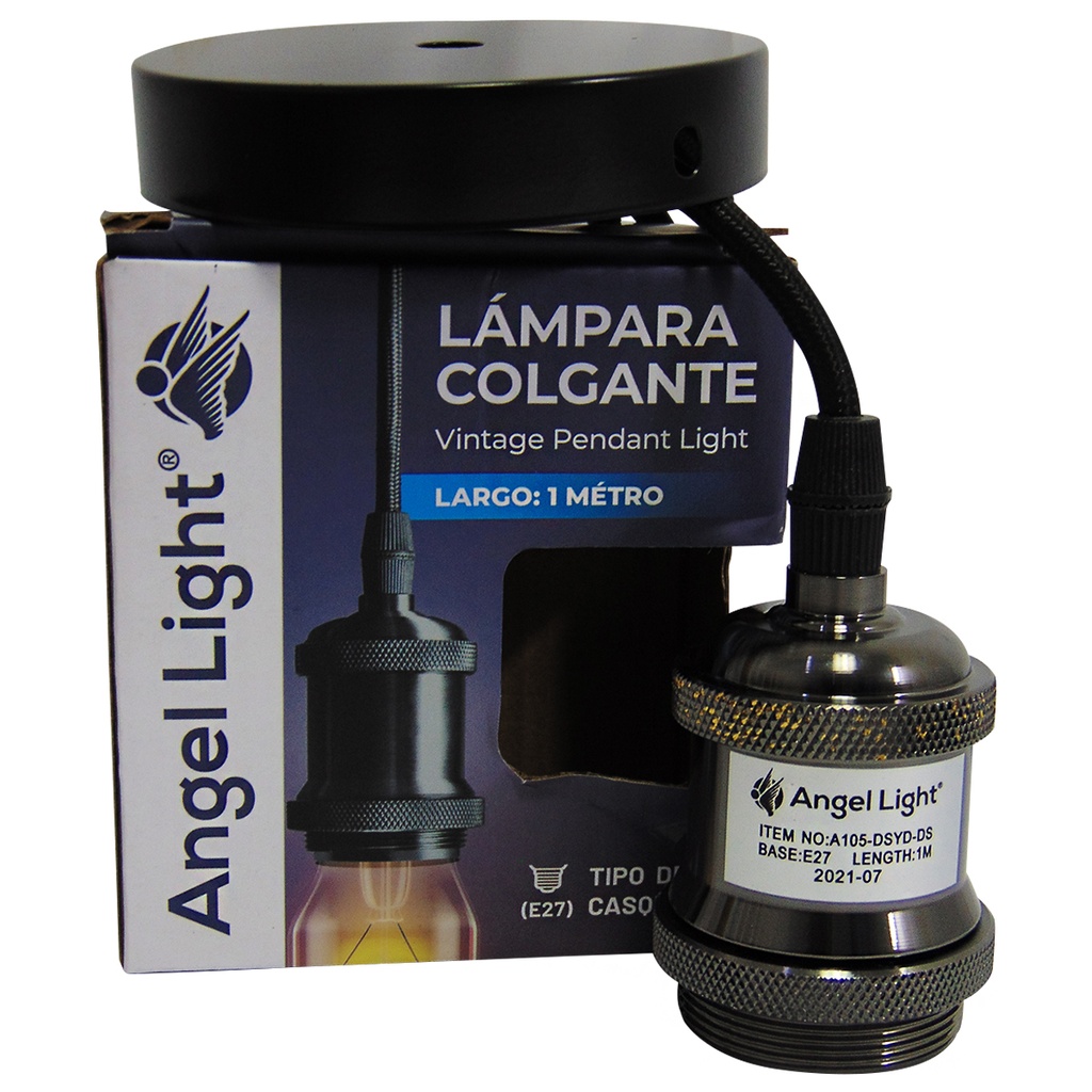 SOCATE PARA BOMBILLO COLGANTE MOCRE ANGEL LIGHT