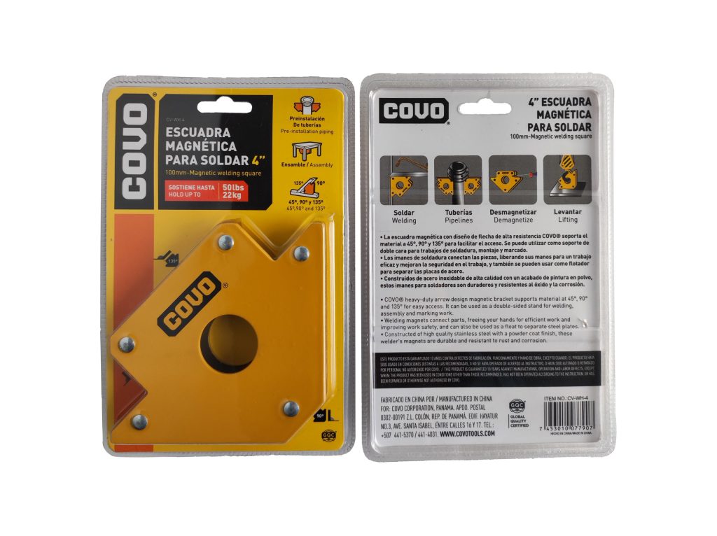 Escuadra magnetica para soldador COVO (90 grados)