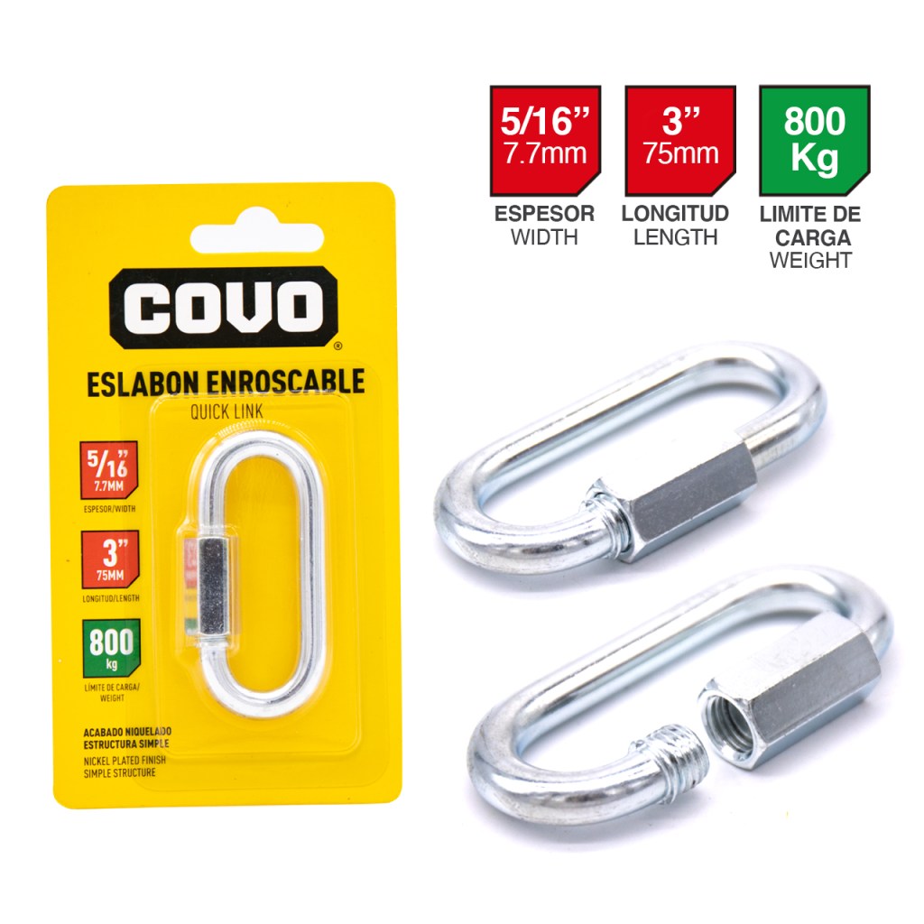 Eslabon enroscable COVO
