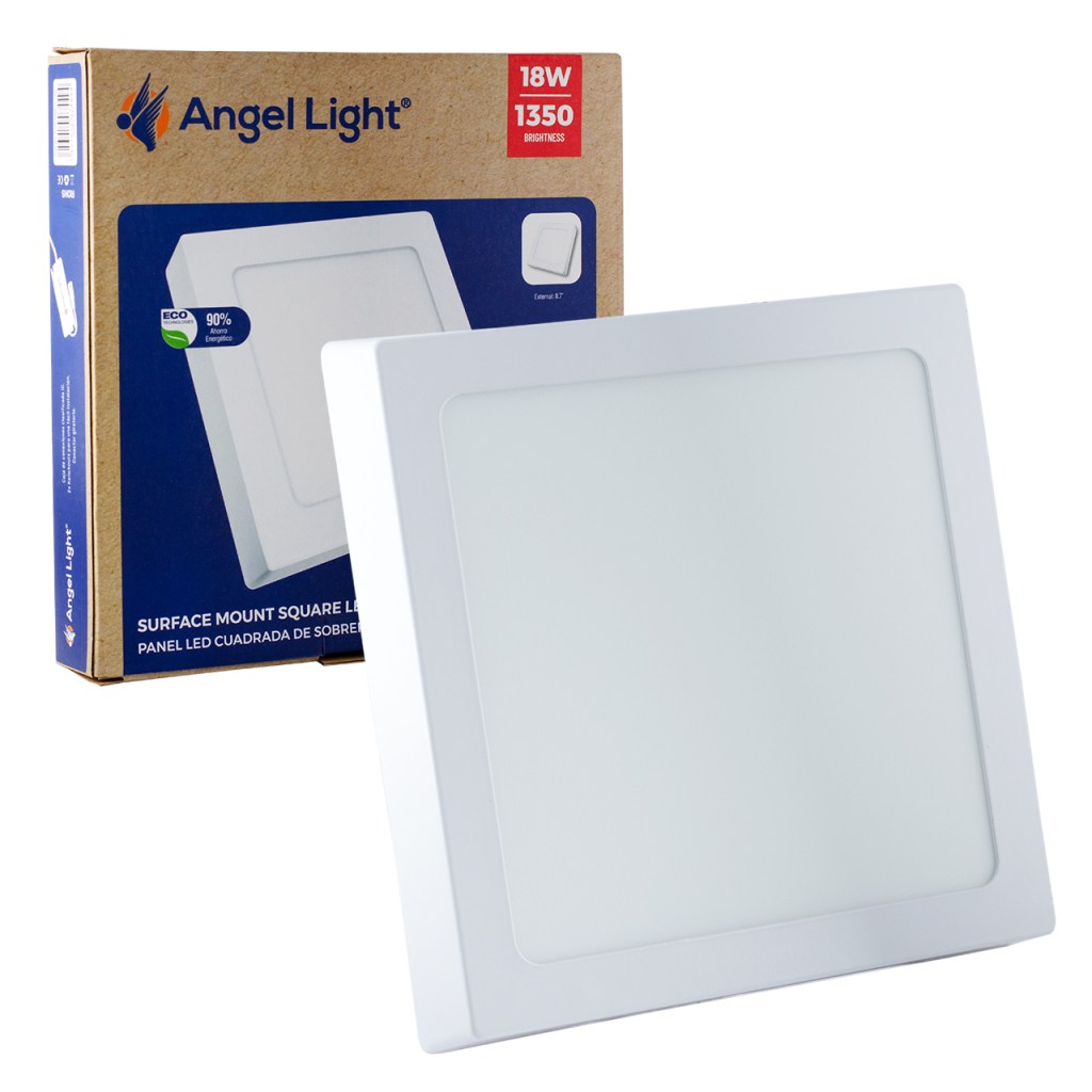 Lampara led sobreponer 6400k ac85-265v ANGEL LIGHT (blanca)
