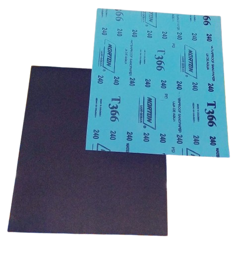 Lija de agua 230mm X 280mm NORTON T366 (AZUL)