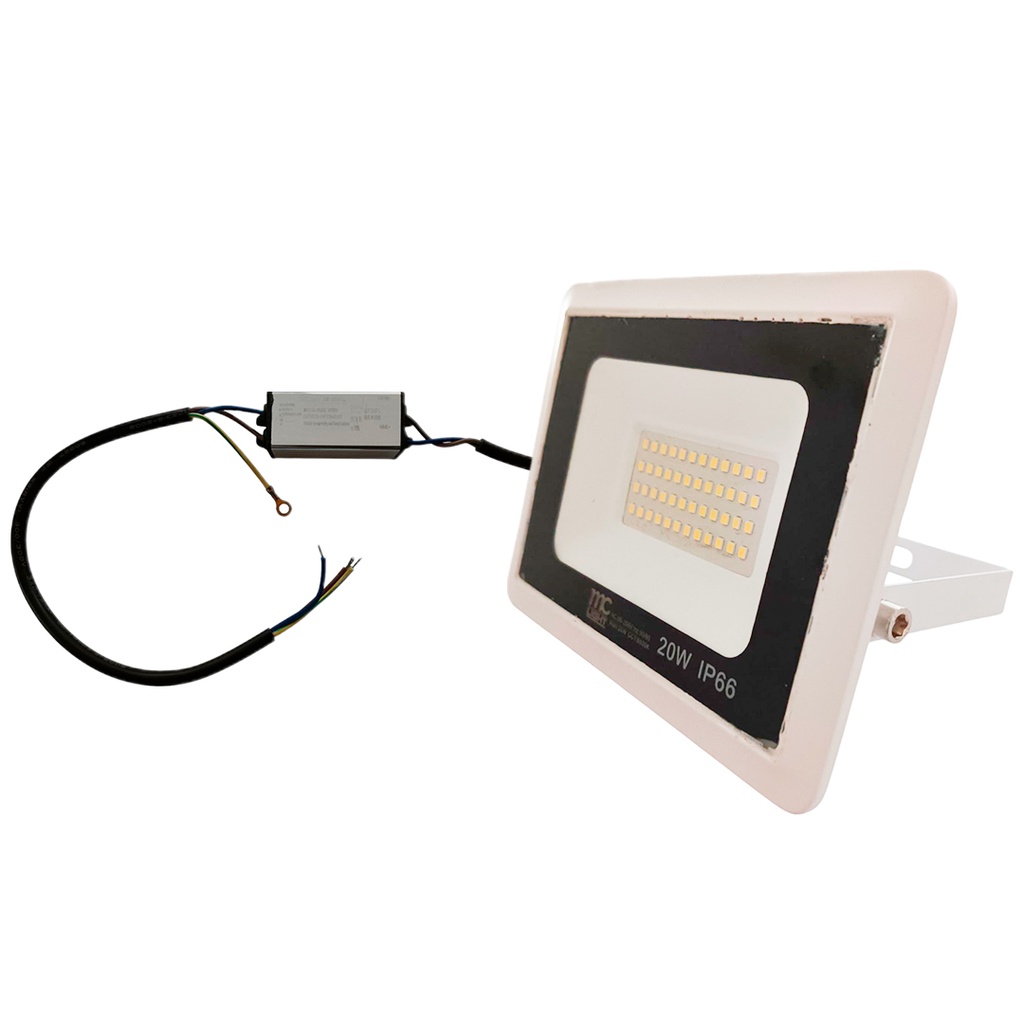 Reflector led 6500k 110-220v MC (carcasa blanca)