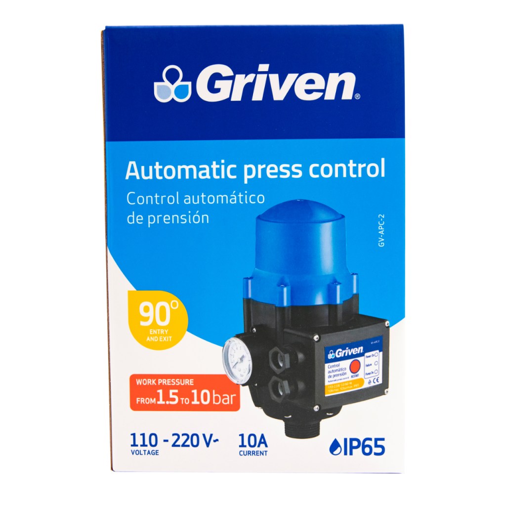 Control automatico de presion GRIVEN (110-220v)