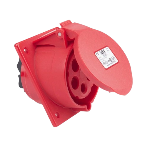 Toma industrial hembra 3p + T 380-415v IP44 ANDELI (empotrable)