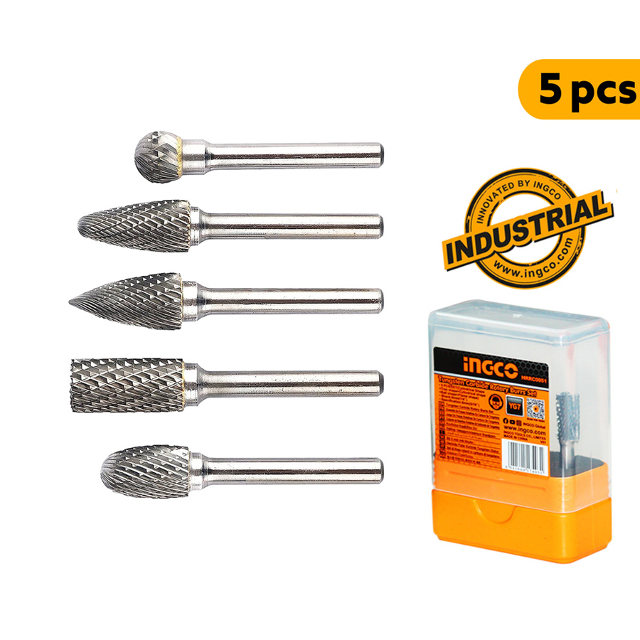 Punta de tungsteno para drimer INGCO (set 5pz)