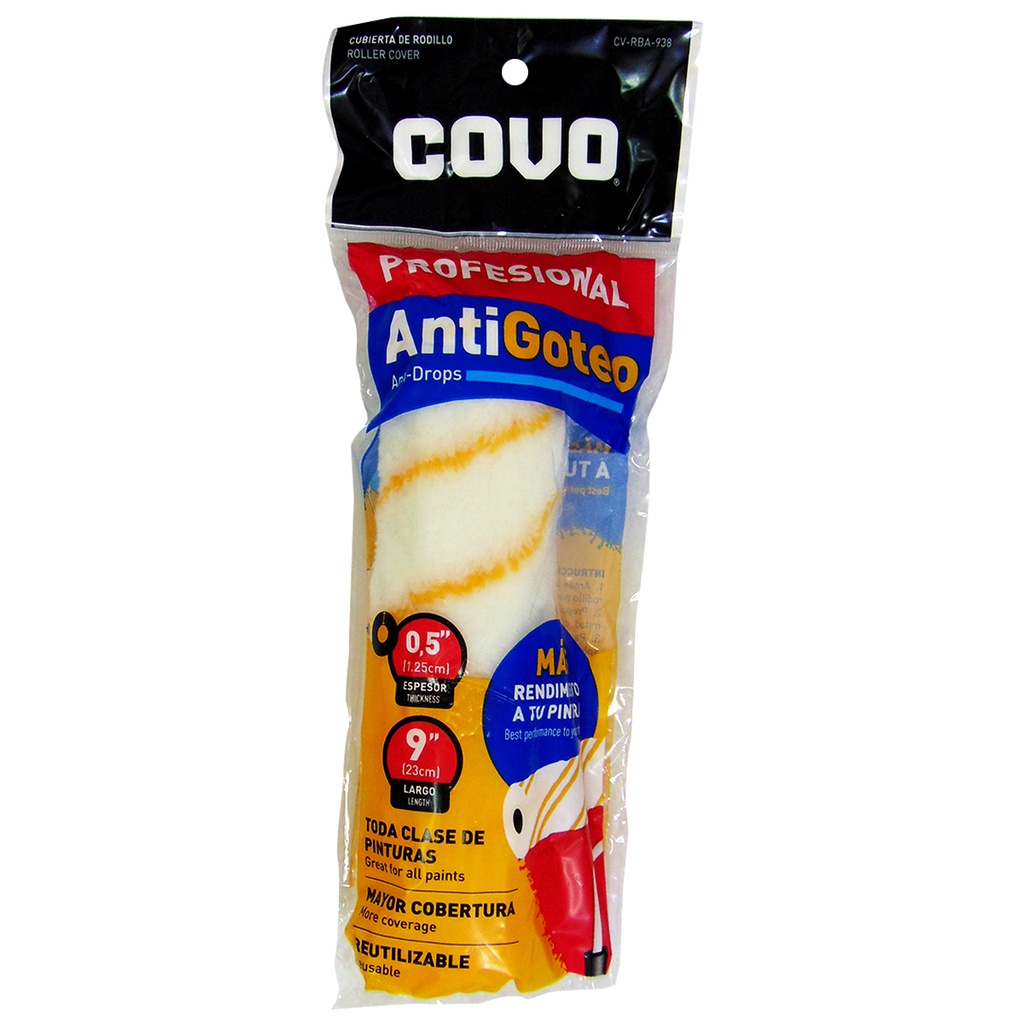Funda de rodillo 9" Antigoteo COVO