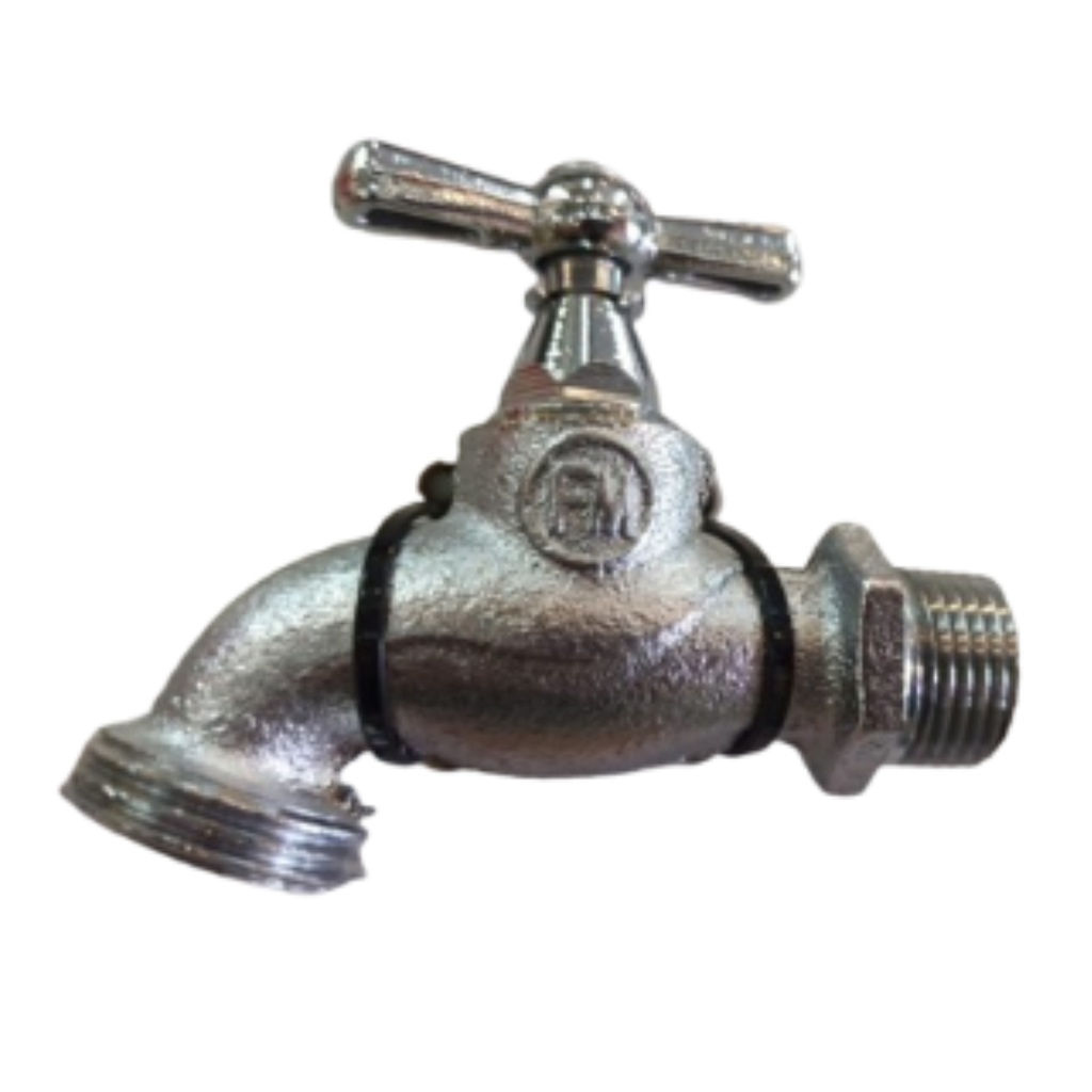 LLAVE P/MANGUERA CROMADA DE 1/2" FERMETAL