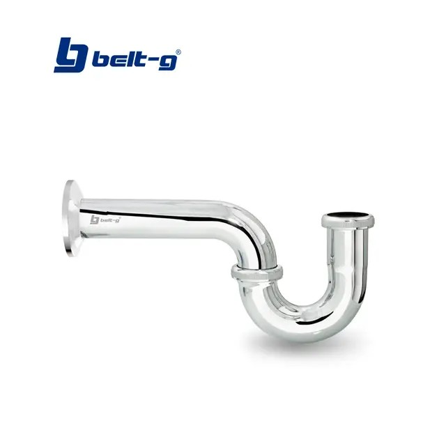 Sifón para lavamanos 1.1/4" metálico BELT-G