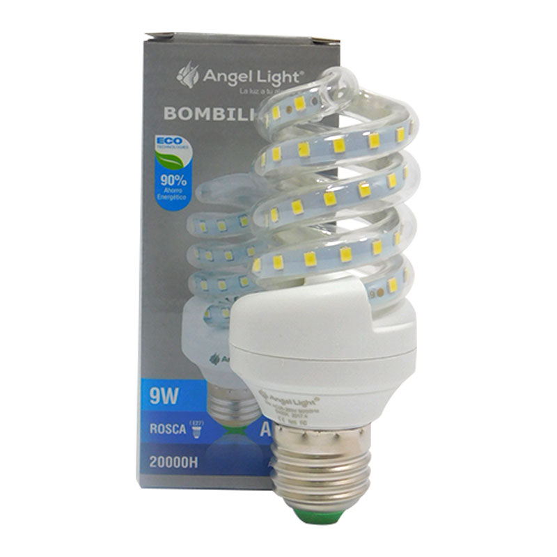 Bombillo led 9w e27 ac85-265v 6400k ANGEL LIGHT