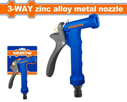 Pistola de riego metalica 3 vías WADFOW
