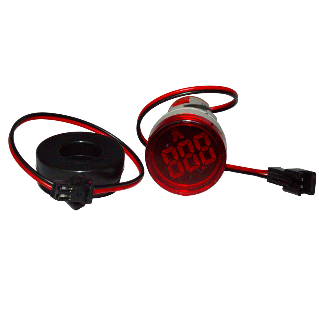Indicador de amperaje ad101-22am rojo 0-100a redondo ANDELI