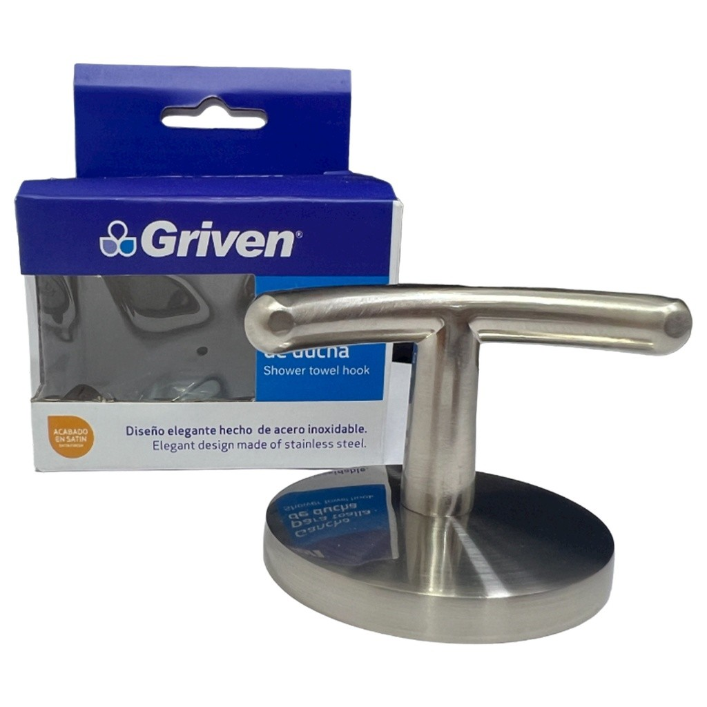 Gancho para toalla GRIVEN (satinado)