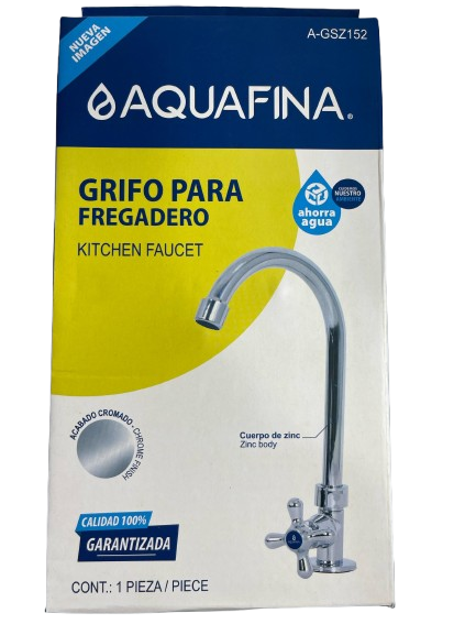 Grifería para fregadero AQUAFINA (cromada)