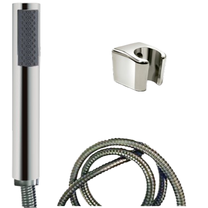 Ducha teléfono tubular deluxe BELT-G (satinada)