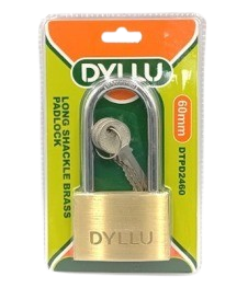 Candado de bronce arco largo 60mm DYLLU