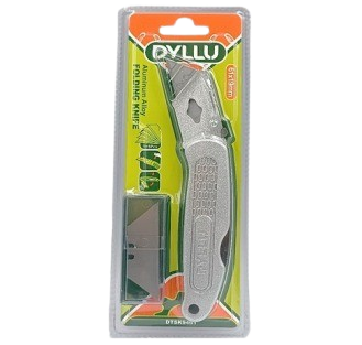 Exacto mango metal plegable (61x19mm) +5 hojillas 173mm DYLLU