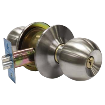 Cerradura de pomo acero BRUFER (dormitorio)