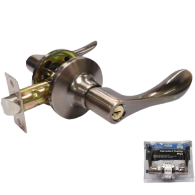 Cerradura manilla ergo antique copper BRUFER (dormitorio)