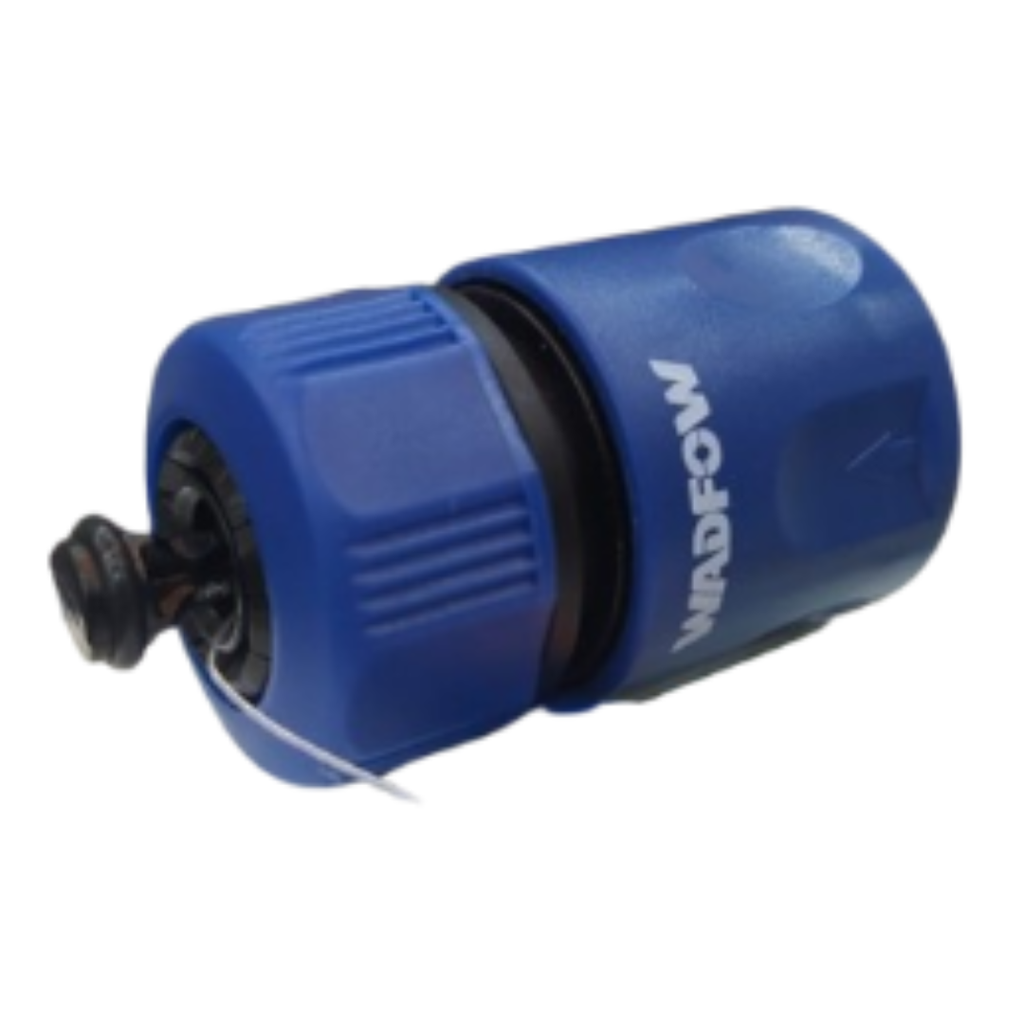 Conector rápido para manguera 1/2'' con autostop WADFOW