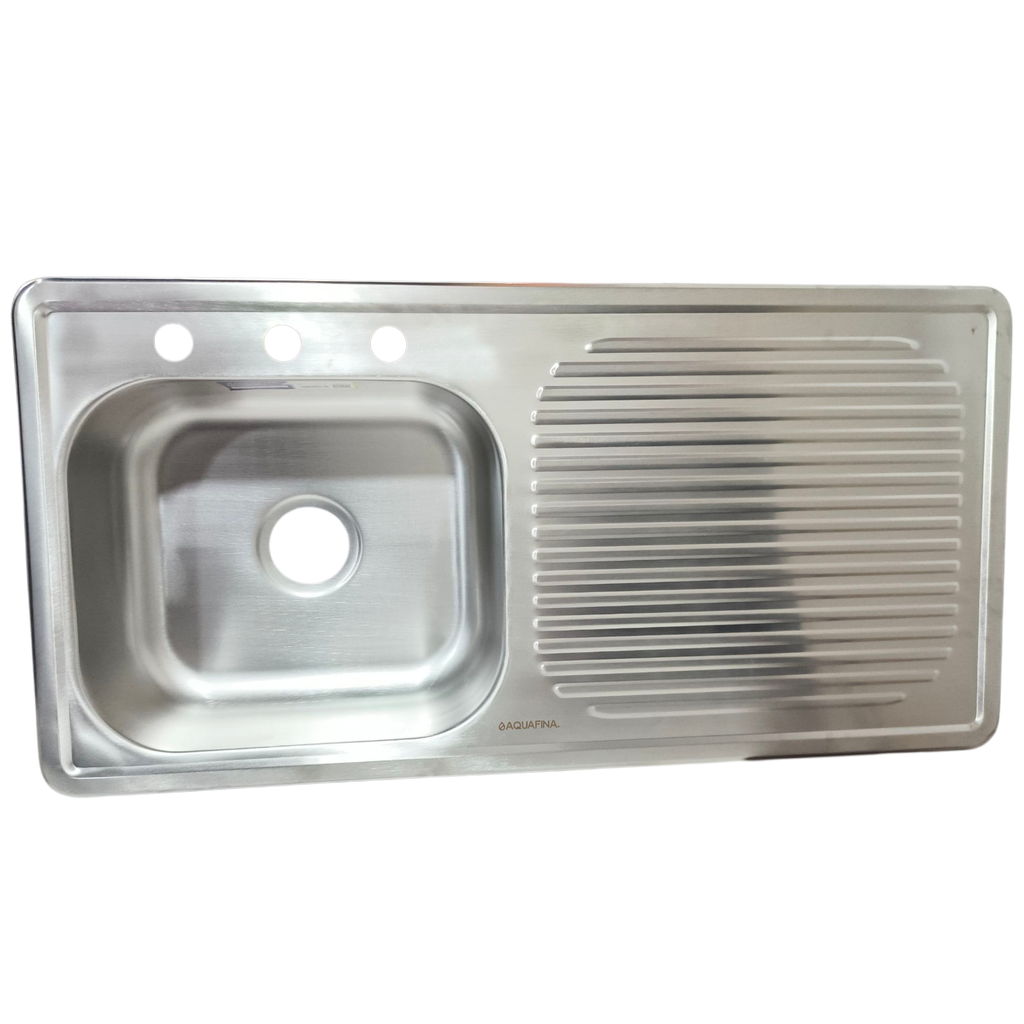 Fregadero escurridor derecho acero inox AQUAFINA (100cm x 50cm)