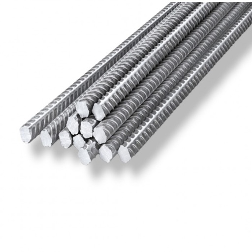 Alambron estriado de acero 6 mts AL