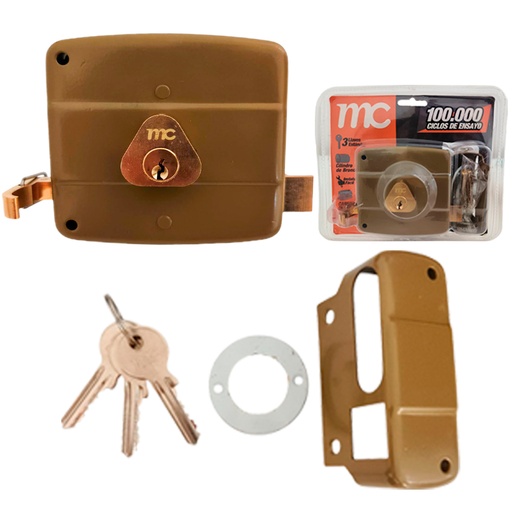 [540-10B] Cerradura de sobreponer MC