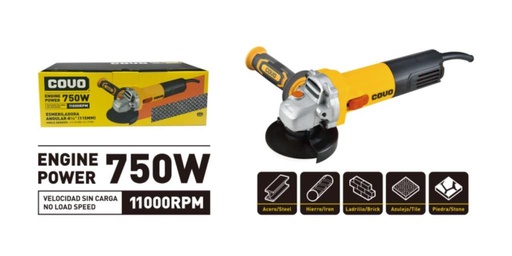 [CV-ESME-45-750W] Esmeril 4.1/2'' 750 watts 110v COVO
