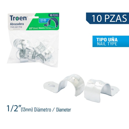 Abrazadera emt sencilla TROEN (Set)