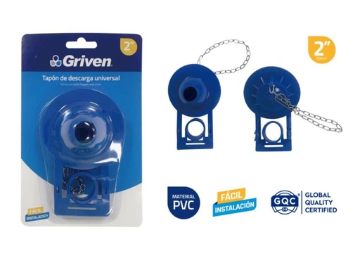 [GV-TFPVC-2] Tapon de descarga universal 2'' GRIVEN