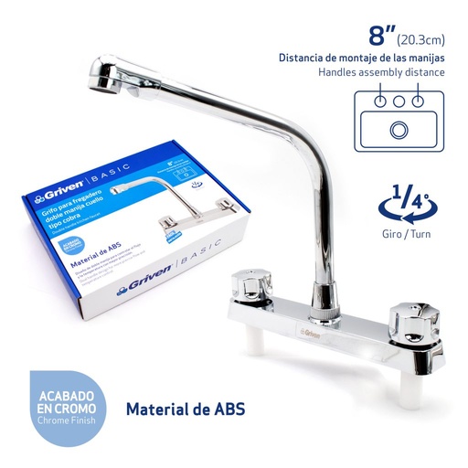 [GVB-P8503-K1] Griferia fregadero GRIVEN