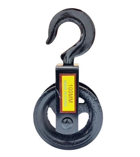 Polea de hierro con gancho DA HAI