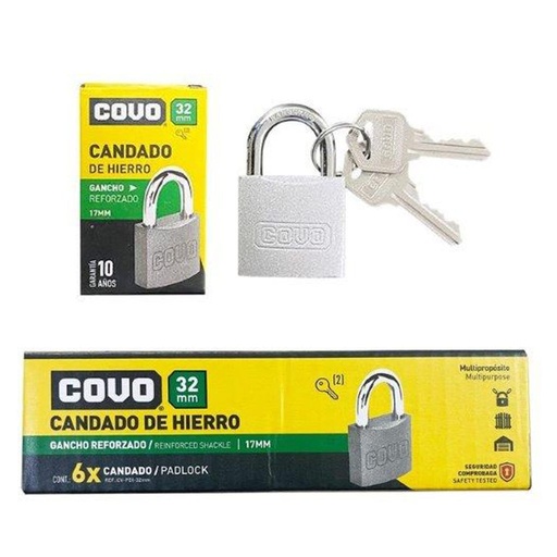 Candado de hierro COVO