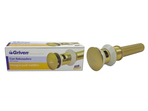[GV-GL220A] Desague para lavamano GRIVEN (gold)