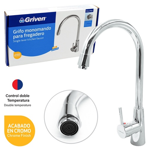 [A367-SH004] GRIFERIA PARA FREGADERO MONOMANDO GRIVEN