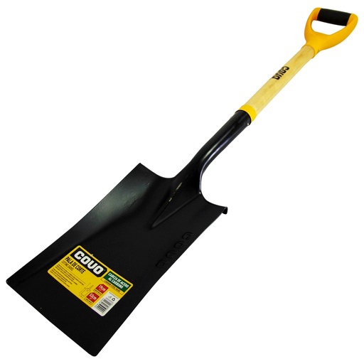 [CV-SV-0112] Pala cuadrada 19cm cabo madera COVO