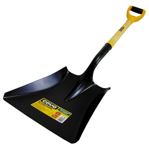 [CV-SV-0212] Pala cuadrada cabo de madera (24cm) COVO