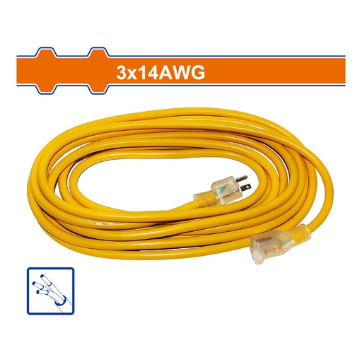 Extensión eléctrica 18a WADFOW (3 x 14awg)