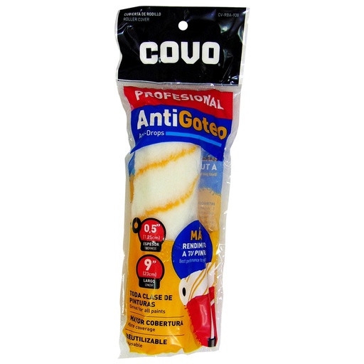 [CV-RBA-938] Funda de rodillo 9" Antigoteo COVO
