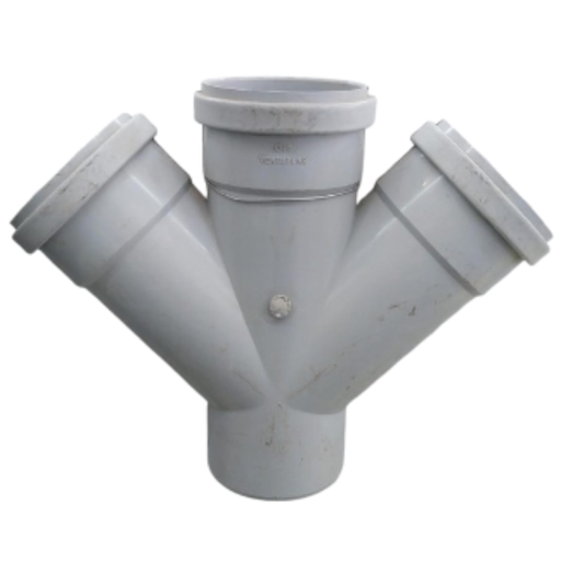 [PL-253] Yee doble pvc sanitario 75mm VENTUPLAS