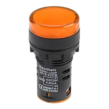 [AD16-22D-120V-A] Luz indicadora led 120v amarillo ANDELI