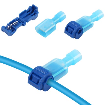 [T2B-PAQ] Conector de cable empalme rapido azul (20 und) VERT