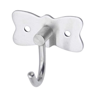 [GAN-A101] Gancho individual de acero inoxidable tipo mariposa GDESEO