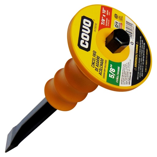 [CV-CS0210C] Cincel frio de pala con protector 5/8" x 10" COVO