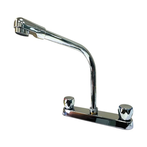 [GV-15061D-K1] Grifería para fregadero doble cromada GRIVEN